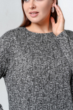 Джемпер La rouge 3311 серый меланж - фото 5