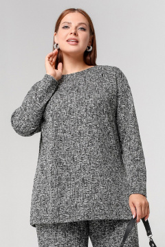 Джемпер La rouge 3311 серый меланж - фото 1