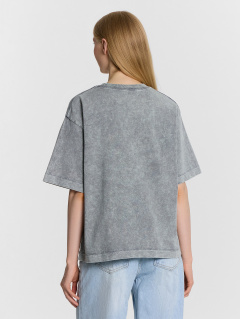 Футболка Mark Formelle 112950/24-ОБР32152Ц-0 ACID_WASH_серый_дым - фото 2