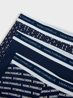 Трусы Mark Formelle 411124-3/25-5136П-5 надписи_на_т.синем_т.синий_узор_на_т.синем - фото 2