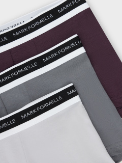 Трусы Mark Formelle 411124-3/25-5137Ц-5 св.серый_серый_дым_сливовый - фото 3