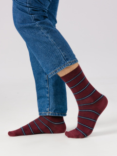 Носки Mark Formelle 017K-3320/25017K-1 бордовый_рис.3320 - фото 1