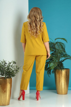 Блуза, брюки, жакет Grace for you 301 горчица - фото 4