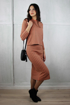 Джемпер, юбка Полесье С0063-18 8С0608-Д43 158,164 коралл - фото 1