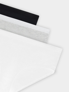 Трусы Mark Formelle 417749-3/25-15-36907Б-5 белый_серый_меланж_4306_А_черный - фото 2