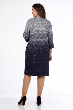 Платье Lady Style Classic 2561 синий_тон - фото 4