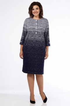 Платье Lady Style Classic 2561 синий_тон - фото 1