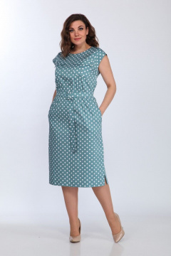 Lady Style Classic 1852/1 бирюза_горох