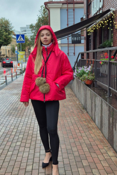 Куртка Shymoda 450-25 красный - фото 1