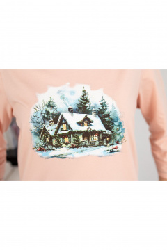Брюки, майка Купалинка 39700G.158-164 к.персик,набивка - фото 2