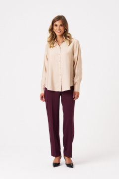 Блуза Панда 103044 бежевый - фото 2