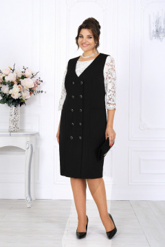 Сарафан Ninele 7443 черный - фото 4