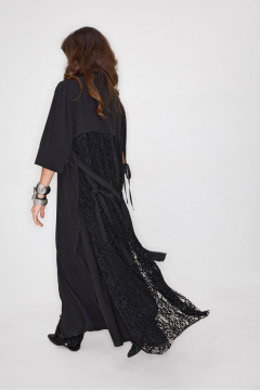 Накидка, платье ElPaiz 1302 черный - фото 3