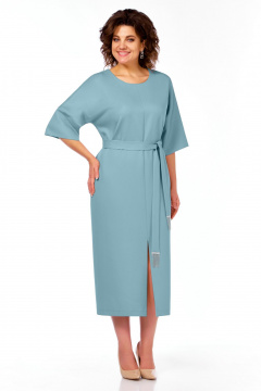 Платье БагираАнТа 1046 серо-голубой - фото 1