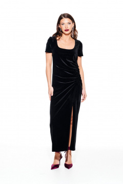 Платье ELLETTO LIFE 1109 черный - фото 1