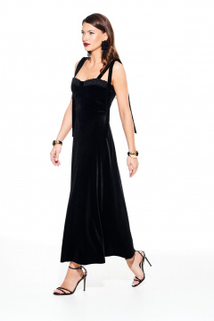 Платье ELLETTO LIFE 1110 черный - фото 5