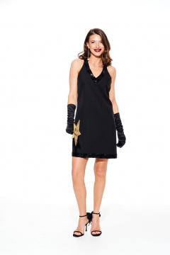 Платье ELLETTO LIFE 1111 черный - фото 3