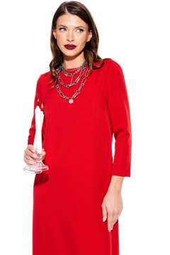 Платье ELLETTO LIFE 1117 красный - фото 4