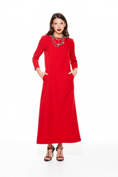 Платье ELLETTO LIFE 1117 красный - фото 1