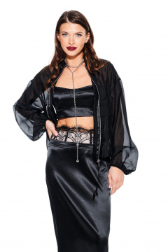 Юбка ELLETTO LIFE 2368 черный - фото 4