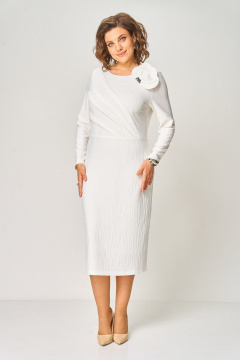 Платье Koketka i K 1523-1 белый - фото 4