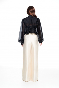 Брюки ELLETTO LIFE 2372 сливочный - фото 3