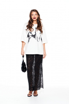 Юбка ELLETTO LIFE 2373 черный - фото 1