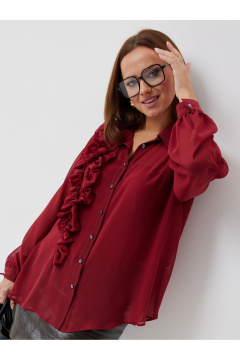 Блуза Condra 16300 бордовый - фото 3