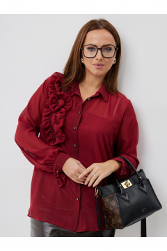 Блуза Condra 16300 бордовый - фото 5