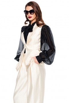 Жилет ELLETTO LIFE 3922 сливочный - фото 1