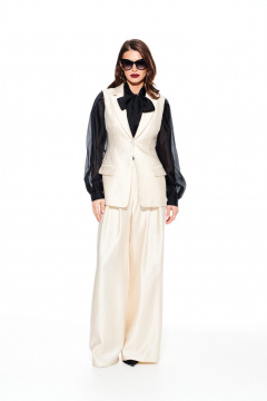 Жилет ELLETTO LIFE 3922 сливочный - фото 3