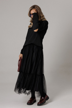 Джемпер, юбка Anastasia 1294 черный - фото 5