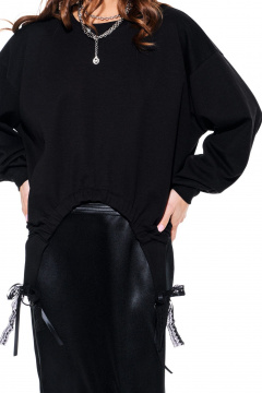 Свитшот ELLETTO LIFE 3929 черный - фото 5