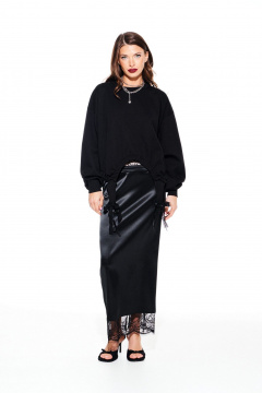 Свитшот ELLETTO LIFE 3929 черный - фото 2