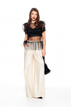 Блуза ELLETTO LIFE 3934 черный - фото 4