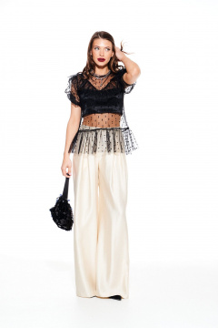 Блуза ELLETTO LIFE 3934 черный - фото 2