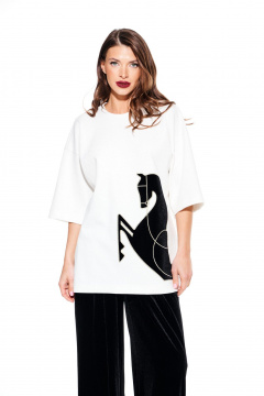 Джемпер ELLETTO LIFE 3937 молочный - фото 1