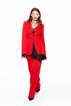 Брюки, жакет ELLETTO LIFE 5319 красный - фото 3