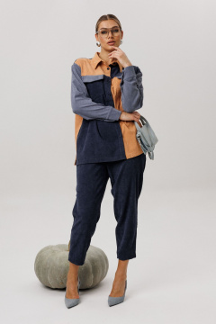 Брюки Anelli 1747 глубина_ночи - фото 1