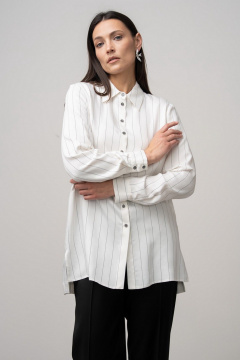 Блуза FASHION CENTRE В-4102 белый_в_полоску - фото 4