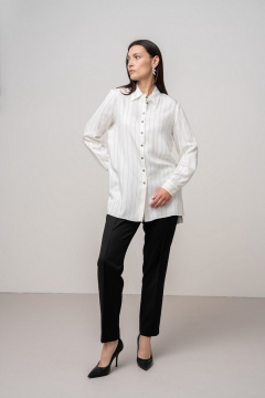 Блуза FASHION CENTRE В-4102 белый_в_полоску - фото 2