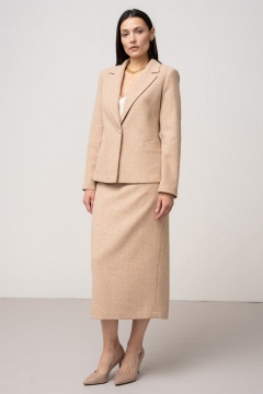 Юбка FASHION CENTRE Шр-4104 карамельный - фото 5