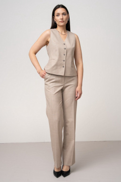 Жилет FASHION CENTRE Шр-4115 песочный - фото 1