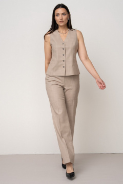 Брюки FASHION CENTRE Шр-4116 песочный - фото 2