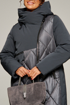 Пальто Beautiful&Free 8023 графит - фото 3