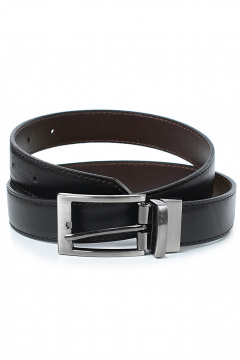 Ремень Galanteya 21818.25с2113к45 2р черный/коричн - фото 1