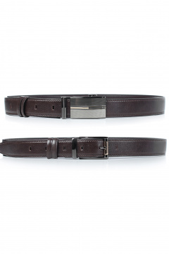 Ремень Galanteya 9525.25с2206к45 3р кор.т/коричн - фото 3