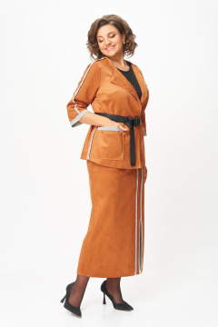 Жакет, юбка Michel chic 1388/1 рыжий - фото 3