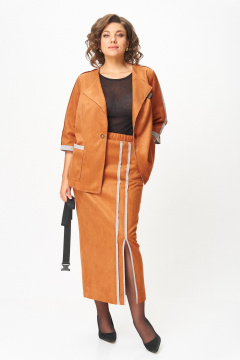 Жакет, юбка Michel chic 1388/1 рыжий - фото 2