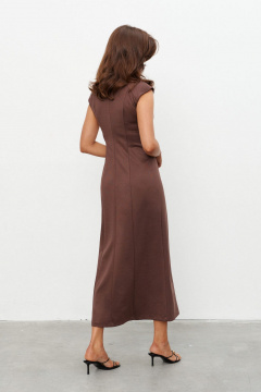 Платье KaVaRi 1131.1 коричневый - фото 4